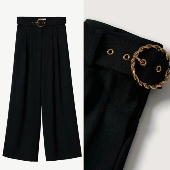 🆕️ Mango Wide Leg Smart 312 Pants - Picture 15 of 15